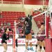 Amaya Rodriguez, right, tallies one of her 13 kills during Tuesday’s match at Clinton. Elgin won each set by scores of 25-17, 25-15 and 25-11. Photo by Rebecca Harvey