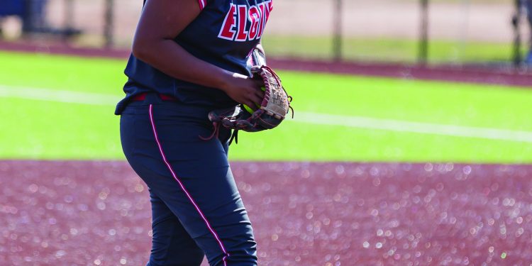 Jordan Johnson pitched 170 innings for the Elgin Lady Owls softball team last season. RICK ENDICOTT PHOTO