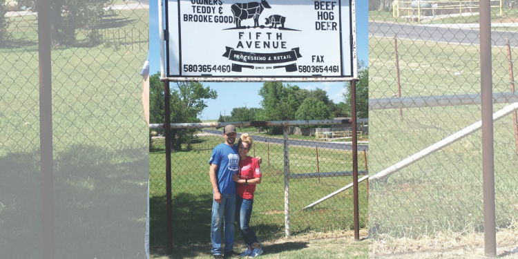 Pictured are owners of a local processing plant, Teddy and Brooke Good. With beef options limited at supermarkets, Fifth Avenue Processing & Retail has been flooded with calls from local customers seeking appointments to have livestock butchered and processed