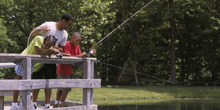 Summer is here! Take the kids fishing