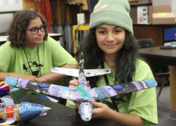 Middle school girls dive into world of aerospace at Cameron University