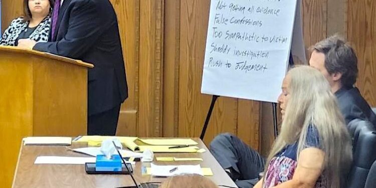 Murder trial begins for Cache woman accused of killing husband