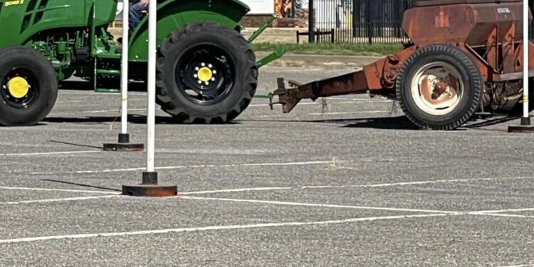 Results given of tractor driving contest at Comanche County Fair