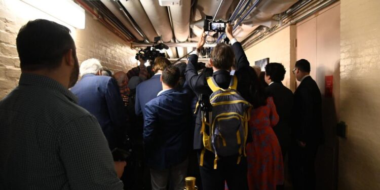 Chaos in the U.S. Capitol tunnels
