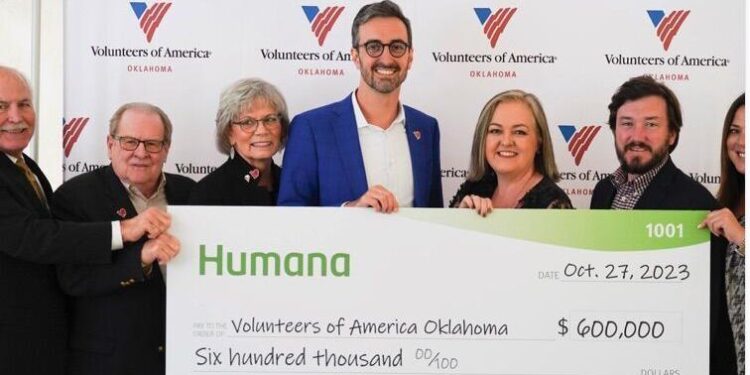 Volunteers of America make donation in Lawton