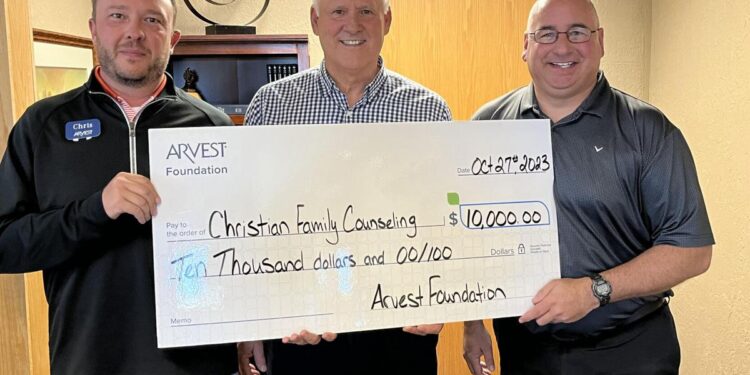Christian Family Counseling Center receives donation