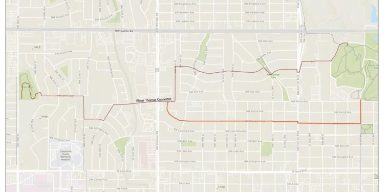 City of Lawton officials adding a temporary option as they plan for a new bike route