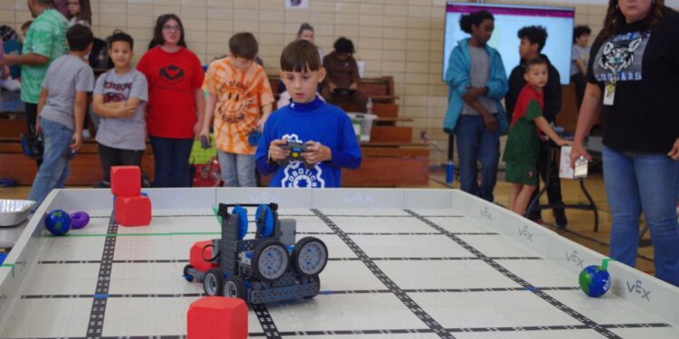 Students compete in annual Junior Robotics Competition