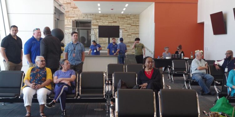 Lawton airport's new passenger holding area unveiled Friday