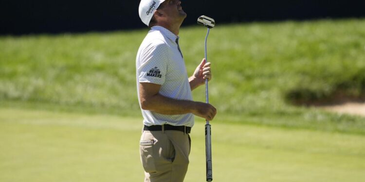 Bradley goes from last man in to leading BMW Championship