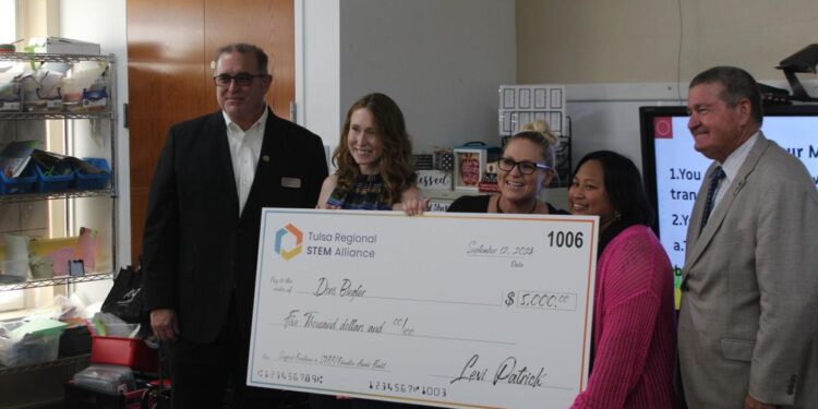 Lawton Public Schools STEM Coordinator receives award