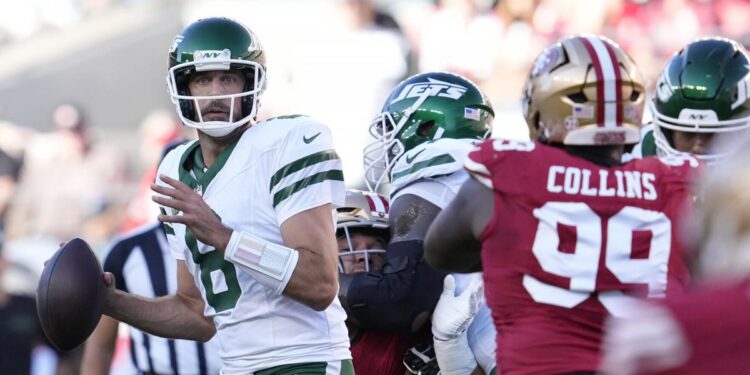 49ers spoil Rodgers' return with 32-19 win over Jets