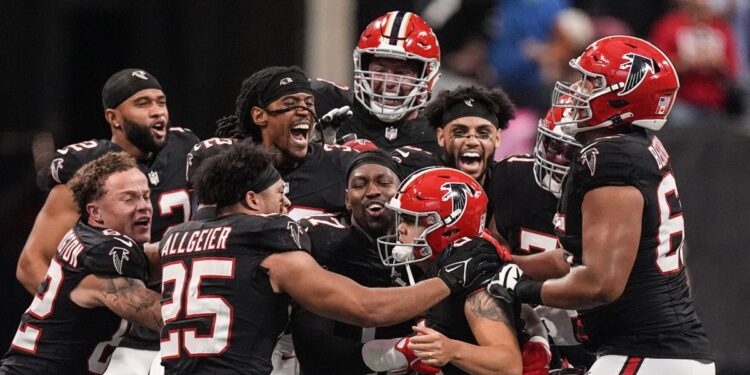 Falcons rally with late field goal to beat Saints, 26-24