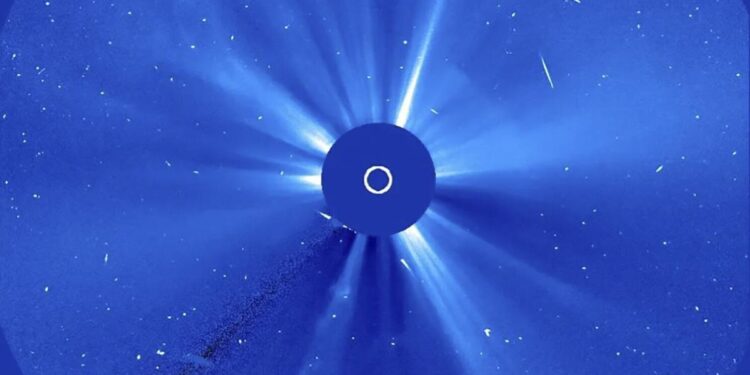 'Halloween comet' breaks apart after flying close to the sun