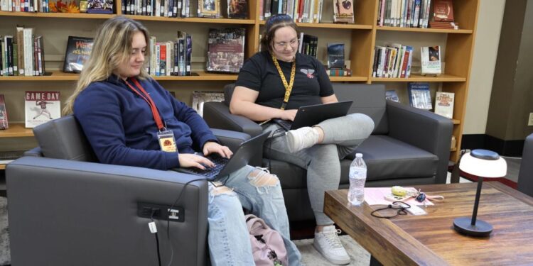 Lawton High library renovation awaiting lucky 13