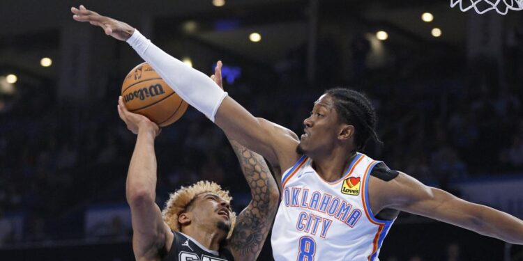 Dort, Holmgren lead Thunder past Spurs