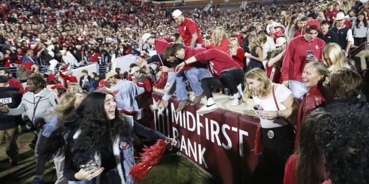 Field stormings bring fines for Big 12, SEC schools