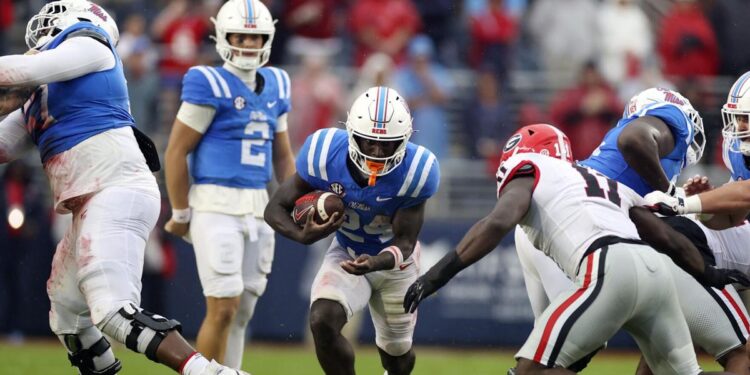 No. 16 Mississippi shuts down No. 2 Georgia for 28-10 win