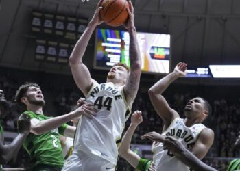 No. 6 Purdue routs Marshall; Tar Heels roll