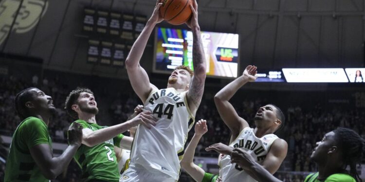 No. 6 Purdue routs Marshall; Tar Heels roll