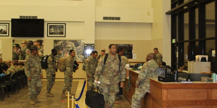 Fort Sill's Holiday Block Leave Exodus the gift of going home