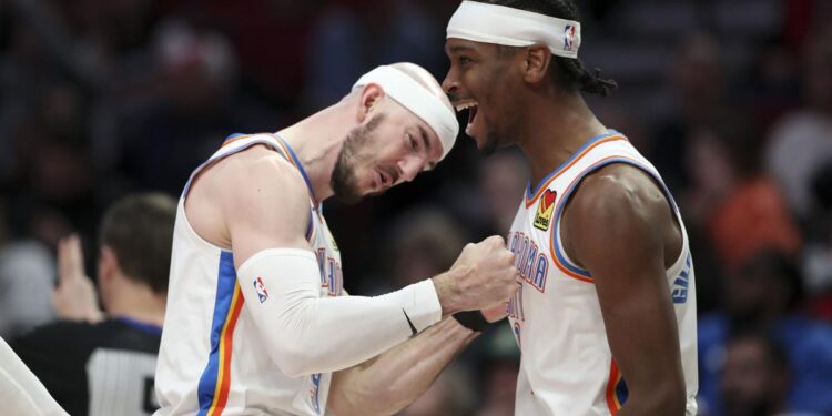 SGA scores 33 as NBA-leading Thunder beat Trail Blazers 118-108