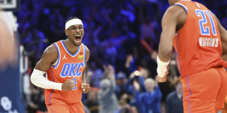 Thunder-Cavs game historic collision of streaking clubs