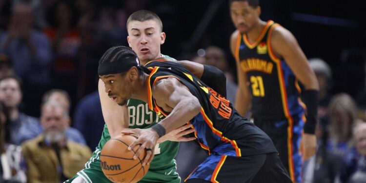 Thunder top Celtics for franchise-record 15th-straight win