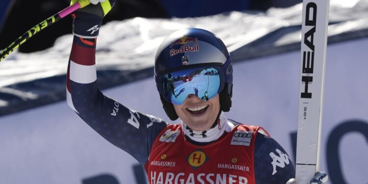 Vonn impresses skiing to 6th place in first race since 2019