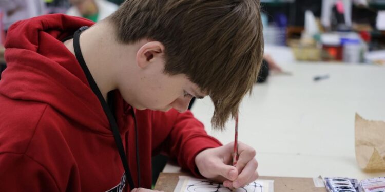 One line at a time gets Mac Middle students in touch with feelings