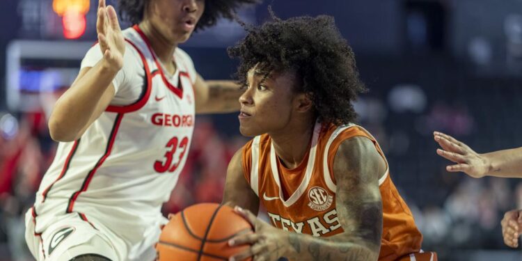 Texas celebrates first No. 1 ranking with win