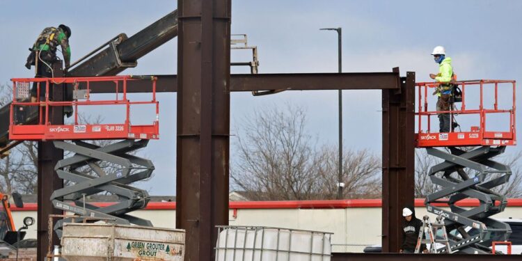 Commercial permits cool in January