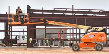 February building permits top January