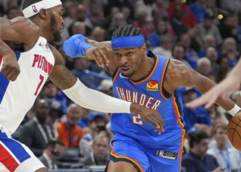 SGA scores 33 as Thunder top Pistons 119-103, for 11th straight win