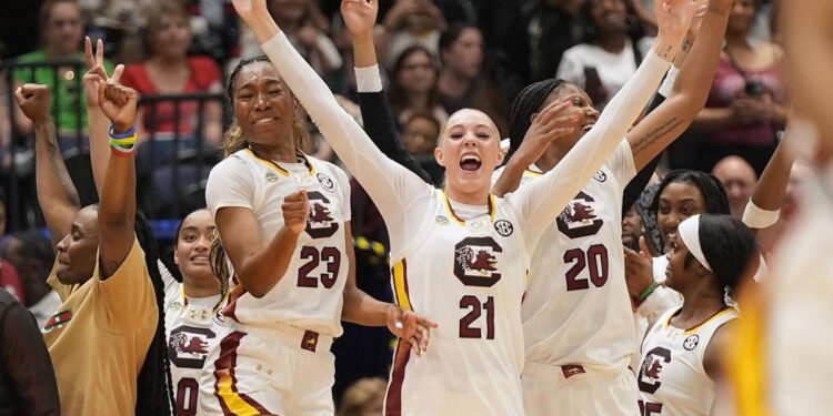 South Carolina returns to NCAA title game, gets rematch of 2022 against Bueckers, UConn